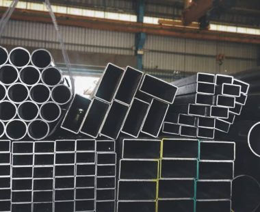 Various shapes of steel Ready to send to customers Steel products, metal profiles and pipes, various construction products